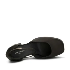 Priscilla Ankle Strap Heels in Black | Collen & Clare