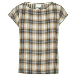 PROJECT AJ117 Madden Blouse in Indigo Check