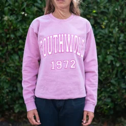 RAINBOW COLOURS Southwold Sweatshirt in Dusty Pink