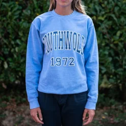 RAINBOW COLOURS Southwold Sweatshirt in Powder Blue