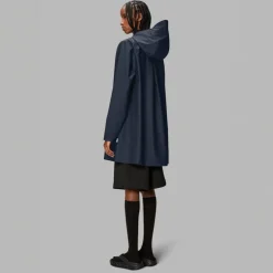RAINS A-Line W Jacket W3 in Navy