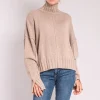 Reese High Neck Jumper in Sand Storm | Collen & Clare