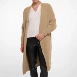 RINO & PELLE Arline Long Cardigan in Desert