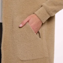 RINO & PELLE Arline Long Cardigan in Desert