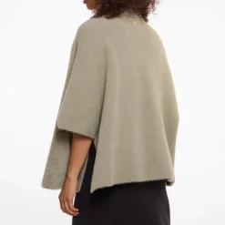 RINO & PELLE Isra Cape in Dusty Khaki