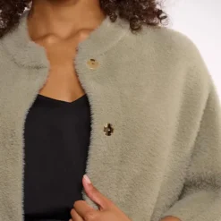 RINO & PELLE Isra Cape in Dusty Khaki