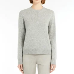 S MaxMara Fedora Sweater in Medium Grey