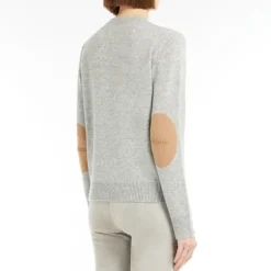 S MaxMara Fedora Sweater in Medium Grey