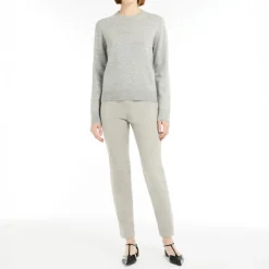 S MaxMara Fedora Sweater in Medium Grey