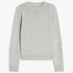 S MaxMara Fedora Sweater in Medium Grey