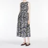 S MAXMARA Marlena Dress in Ecru Flower