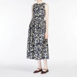 S MAXMARA Marlena Dress in Ecru Flower