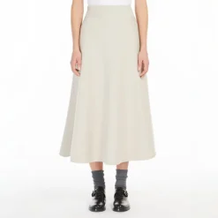 S MAXMARA Nevada Skirt in Ecru