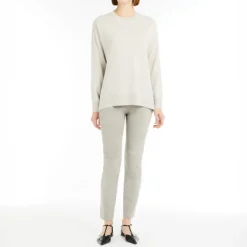 S MaxMara Verona Sweater in Pearl Grey