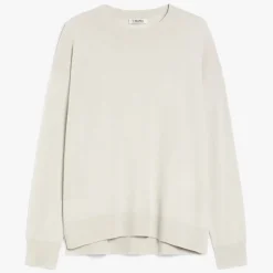 S MaxMara Verona Sweater in Pearl Grey