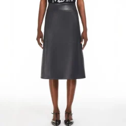 S MaxMara Volonta Jersey Skirt in Ultramarine