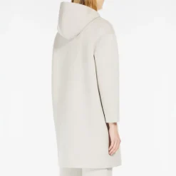 S MAXMARA Zurca Viscose Jersey Jacket in Ecru