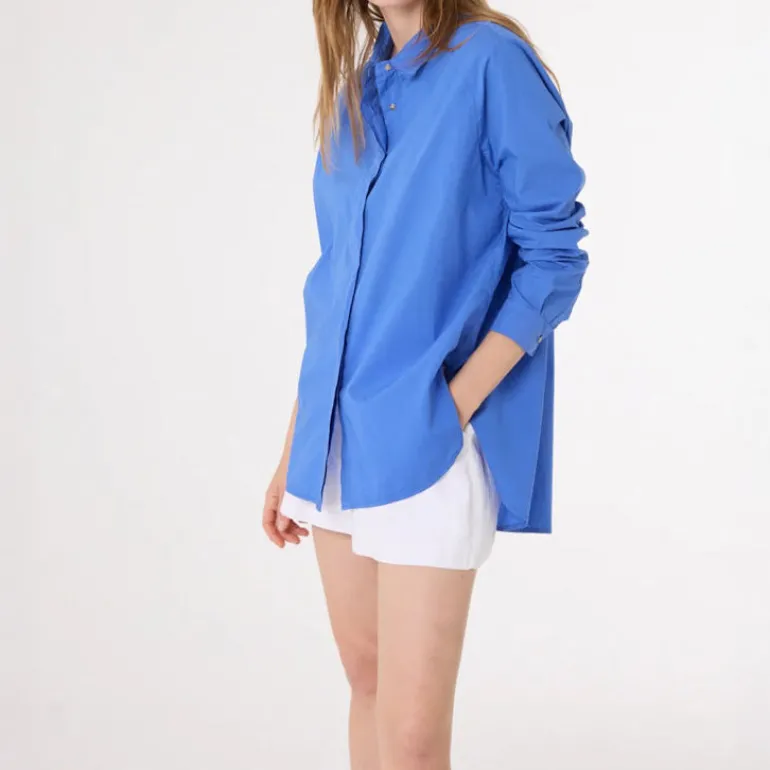 SACRECOEUR Julie Shirt in Bright Blue