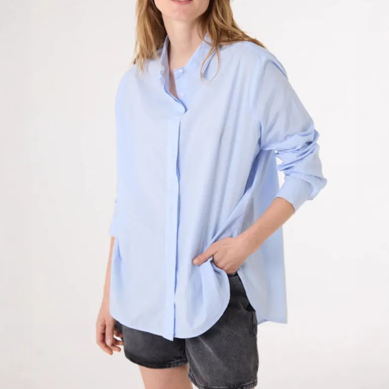 SACRECOEUR Julie Shirt in Sky Blue