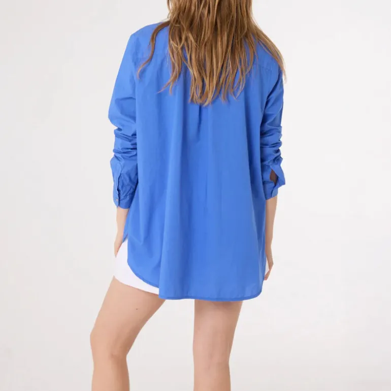 SACRECOEUR Julie Shirt in Bright Blue