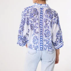 SACRECOEUR Laelia Shirt in Blue Mix