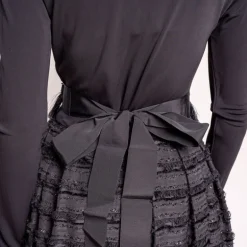 SARA ROKA Jillian85 Maxi Dress in Black