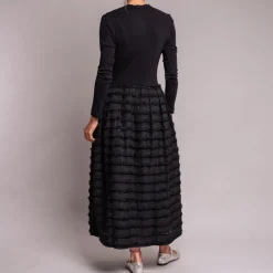 SARA ROKA Jillian85 Maxi Dress in Black
