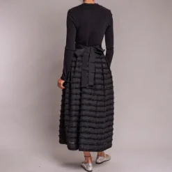 SARA ROKA Jillian85 Maxi Dress in Black