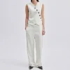 Second Female Kaleem Suit Trousers in Vaporous White