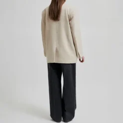 Second Female Sera Blazer in Beige Melange