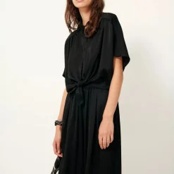 SESSUN Alfassa Night Tied Blouse in Black