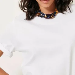 SESSUN Serge Oversize T-Shirt in Optical White