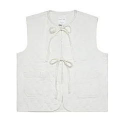 SEVENTY & MOCHI Aria Vest in Ecru