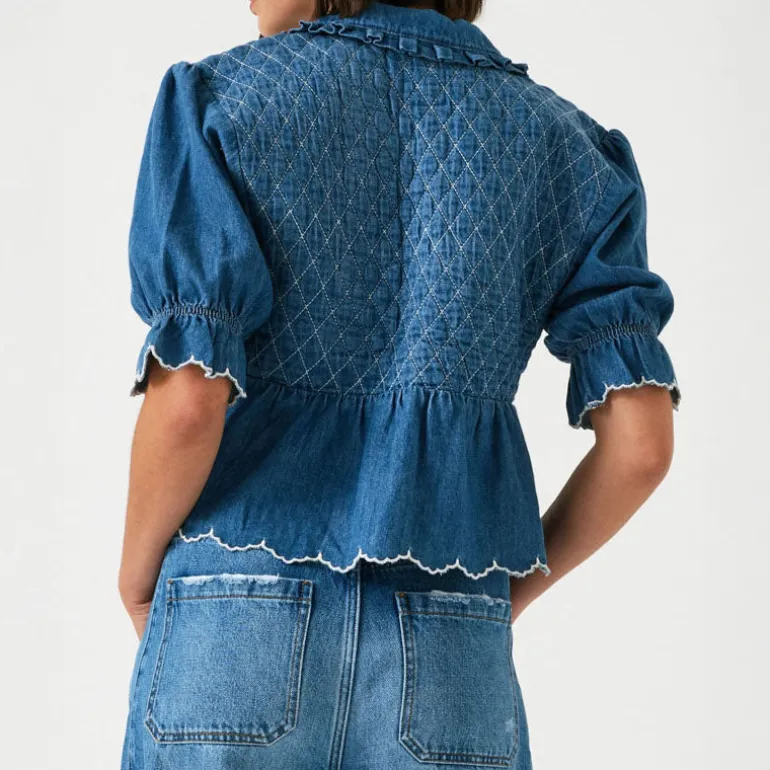 SEVENTY & MOCHI Heidi Blouse in Mid Vintage