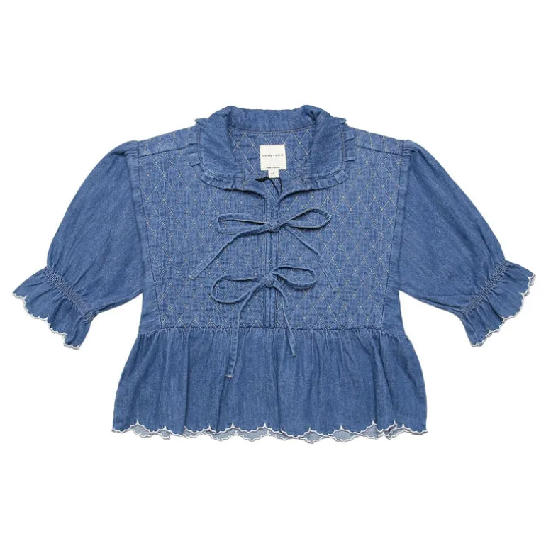SEVENTY & MOCHI Heidi Blouse in Mid Vintage
