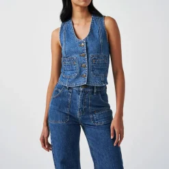 SEVENTY & MOCHI Queenie Jeans in Voyager Vintage