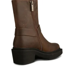 Shoe The Bear Amina Biker Boots in Dark Brown