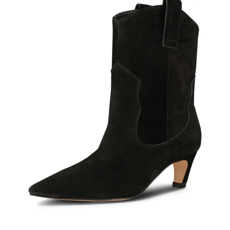 SHOE THE BEAR Dicte Suede Boots in Black
