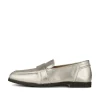 Shoe The Bear Erika Saddle Loafer in Silver Metallic