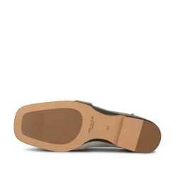 Shoe The Bear Erika Saddle Loafer in Silver Metallic