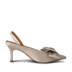 Shoe The Bear Karla Slingback in Grey/Silver