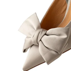 Shoe The Bear Karla Slingback in Grey/Silver