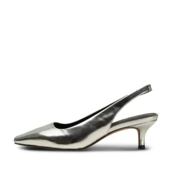 Shoe The Bear Maxine Slingback in Silver Metallic