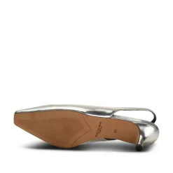 Shoe The Bear Maxine Slingback in Silver Metallic