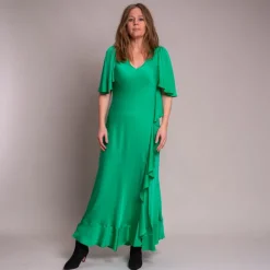 Silk95five Arizona Dress in Colony Green