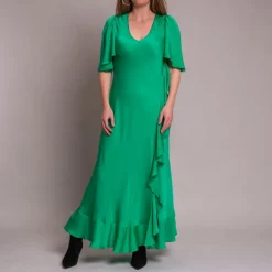 Silk95five Arizona Dress in Colony Green