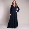 Silk95five Litcha Dress in Navy
