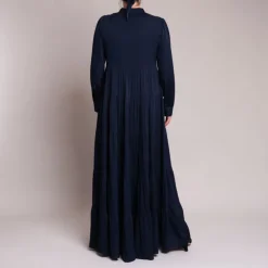Silk95five Litcha Dress in Navy