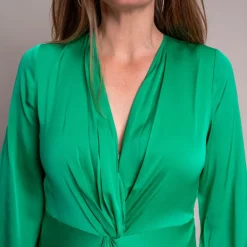 Silk95five Palm Beach Club Dress in Colony Green