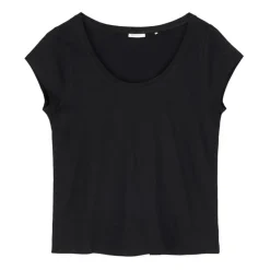 SKALL Andy Wide Neck Tee in Black
